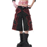 Men's Japanese Denim Culottes Shorts